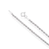 Thumbnail Image 3 of 9ct White Gold 18" Rope Chain