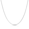 Thumbnail Image 1 of 9ct White Gold Round 16" Belcher Chain