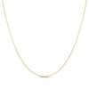 Thumbnail Image 1 of 18ct Yellow Gold 25 Gauge Diamond Cut 16" Curb Chain