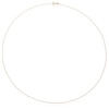 Thumbnail Image 2 of 18ct Yellow Gold 25 Gauge Diamond Cut 16" Curb Chain