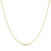 Thumbnail Image 1 of 18ct Yellow Gold 35 Gauge Diamond Cut 16" Curb Chain