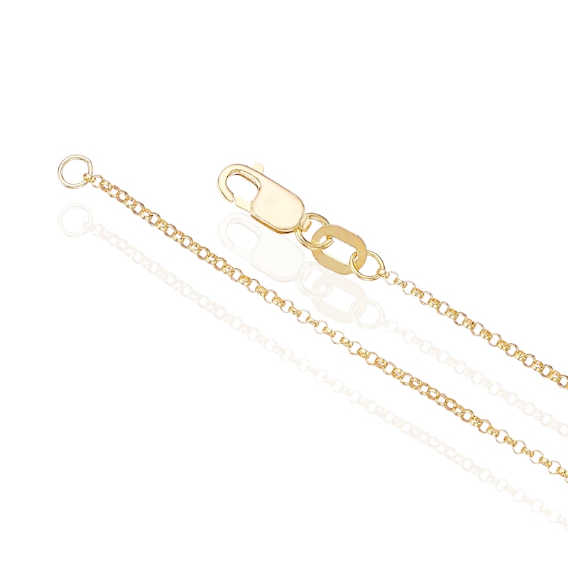 Main Image 3 of 18ct Yellow Gold 45 Gauge Round 16" Belcher Chain