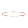 Thumbnail Image 1 of 9ct Rose Gold Twist 7.5" Bracelet