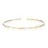 Thumbnail Image 1 of 9ct Yellow Gold Faceted Flexible Cuff Bangle