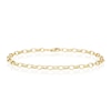 Thumbnail Image 1 of 18ct Yellow Gold 130 Gauge Oval Belcher 7" Bracelet