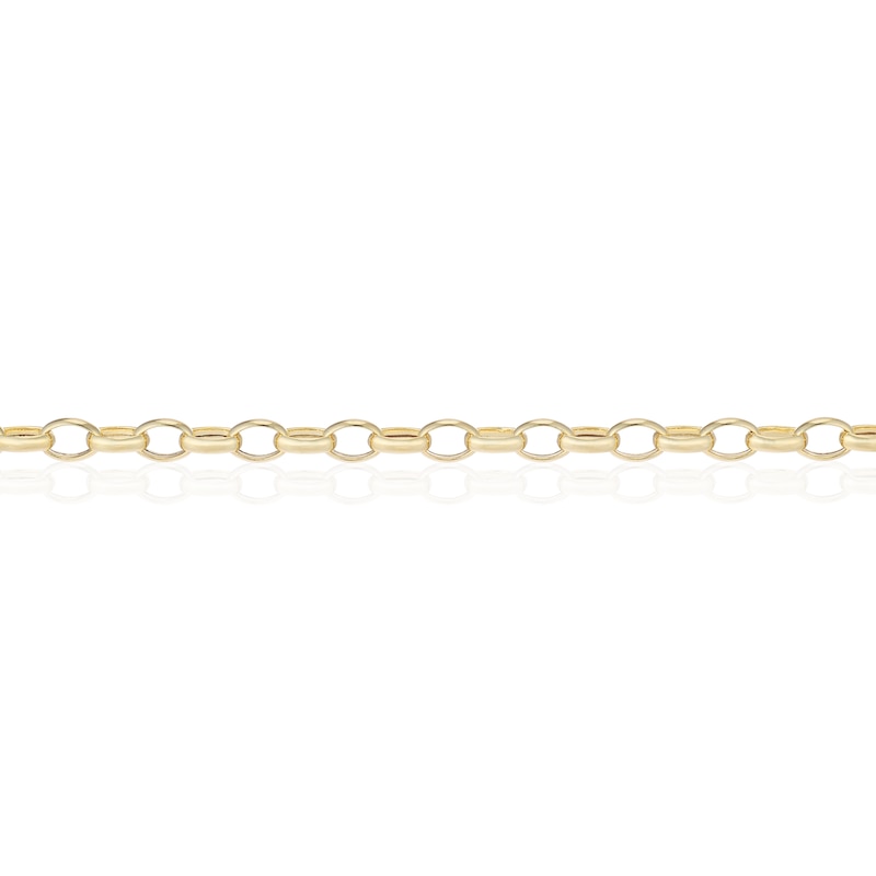 Main Image 2 of 18ct Yellow Gold 130 Gauge Oval Belcher 7" Bracelet