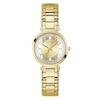 Thumbnail Image 1 of Guess Ladies' Stone Set Detail Gold Tone Bracelet Watch