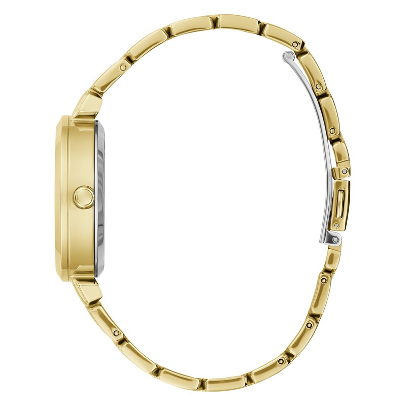 Main Image 2 of Guess Ladies' Stone Set Detail Gold Tone Bracelet Watch