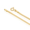 Thumbnail Image 3 of 9ct Yellow Gold Silky Herringbone 18" Necklace