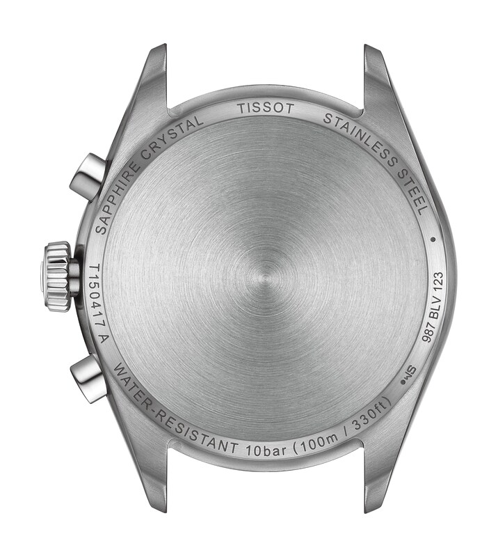 Main Image 5 of Tissot PR100 Men's Chronograph Green Dial Stainless Steel Bracelet Watch