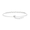 Thumbnail Image 3 of Sterling Silver Cultured Freshwater Pearl & Beaded Bolo Bracelet