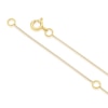 Thumbnail Image 3 of 9ct Yellow Gold Double Circle Diamond Cut Locket 16+2" Necklace