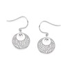 Thumbnail Image 2 of Sterling Silver Cubic Zirconia Pavé Round Drop Earrings
