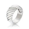 Thumbnail Image 2 of Sterling Silver Twist Chunky Medium Ring - Size N