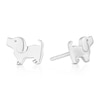 Thumbnail Image 1 of Children's Sterling Silver Dog's Stud Earrings