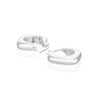 Thumbnail Image 2 of Sterling Silver Square Hoop Earrings