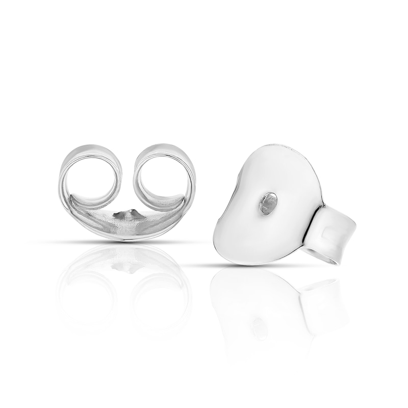 Main Image 2 of Sterling Silver Pearl & Cubic Zirconia Drop Earrings