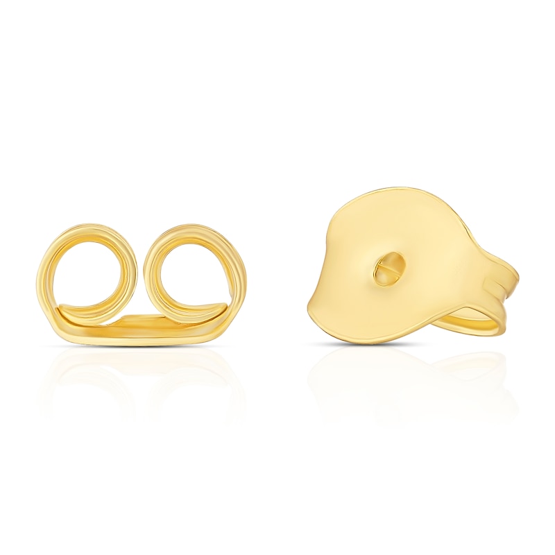 Main Image 2 of Sterling Silver Gold Tone MOP Owl Stud Earrings
