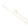 Thumbnail Image 3 of 9ct Yellow Gold Blue Topaz Teardrop Pendant 16+2" Necklace