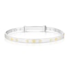 Thumbnail Image 1 of Children's Sterling Silver Gold Plated Crown Bangle