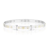 Thumbnail Image 2 of Children's Sterling Silver Gold Plated Crown Bangle