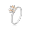 Thumbnail Image 2 of Children's Sterling Silver Butterfly Enamel Small Ring - Size F