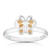 Thumbnail Image 1 of Children's Sterling Silver Butterfly Enamel Medium Ring - Size H