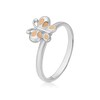 Thumbnail Image 2 of Children's Sterling Silver Butterfly Enamel Medium Ring - Size H