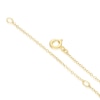 Thumbnail Image 3 of Sterling Silver Gold Tone Cubic Zirconia Star Pendant 16+2" Necklace