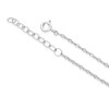 Thumbnail Image 3 of Sterling Silver Cubic Zirconia Heart Sparkle Chain 6.5+1" Bracelet