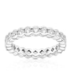 Thumbnail Image 1 of Sterling Silver Cubic Zirconia Bezel Set Full Eternity Ring