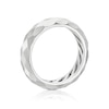 Thumbnail Image 3 of Sterling Silver Faceted Eternity Ring