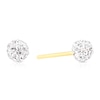 Thumbnail Image 1 of 9ct Yellow Gold 5mm Crystal Ball Stud Earrings