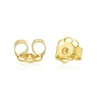 Thumbnail Image 2 of 9ct Yellow Gold 7mm Crystal Ball Stud Earrings