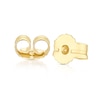 Thumbnail Image 2 of 9ct Yellow Gold Pearl & Cubic Zirconia Drop Earrings