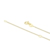 Thumbnail Image 3 of 9ct Yellow Gold Synthetic Opal Teardrop Pendant 16+2" Necklace