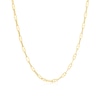 Thumbnail Image 1 of 9ct Yellow Gold Small Square Rambo 16" Chain