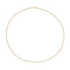 Thumbnail Image 2 of 9ct Tri Colour Gold 3 Plait Diamond Cut Herringbone 17" Chain