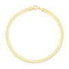 Thumbnail Image 1 of 9ct Yellow Gold Herringbone Plain 7.25" Bracelet