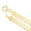 Thumbnail Image 3 of 9ct Yellow Gold Herringbone Plain 7.25" Bracelet