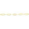 Thumbnail Image 2 of 9ct Yellow Gold Small Square Rambo 7.5" Bracelet