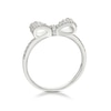 Thumbnail Image 3 of Sterling Silver Cubic Zirconia Bow Ring