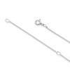 Thumbnail Image 3 of Children's Sterling Silver Dolphin Blue Cubic Zirconia Pendant 14+2" Necklace
