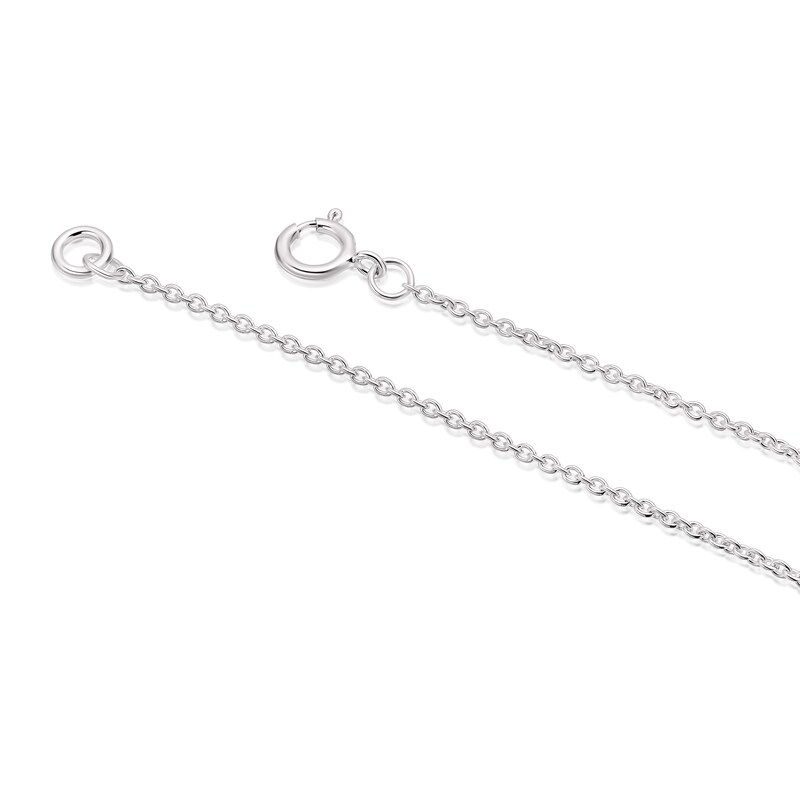 Main Image 3 of Sterling Silver Bubble Teardrop Pendant 18" Necklace