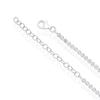 Thumbnail Image 3 of Sterling Silver Cubic Zirconia 16+2" Tennis Necklace