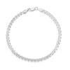 Thumbnail Image 1 of Sterling Silver S Bubble Chain 7.5" Bracelet