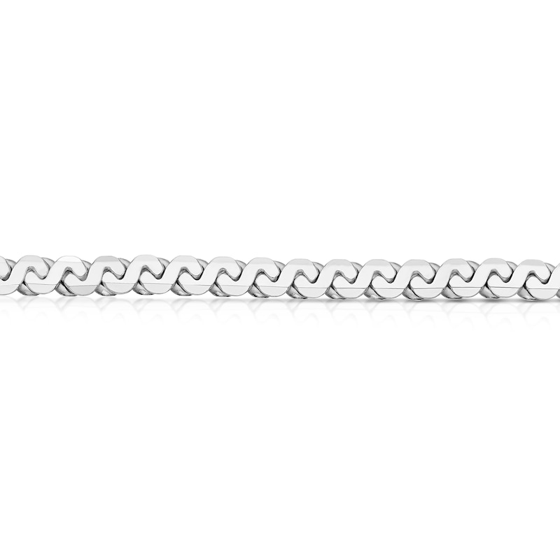 Main Image 2 of Sterling Silver S Bubble Chain 7.5" Bracelet