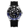 Thumbnail Image 1 of Rotary Men's Black & Blue Bezel Black Silicone Strap Watch
