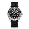 Thumbnail Image 1 of Rotary Men's Black & Silver Bezel Black Silicone Strap Watch