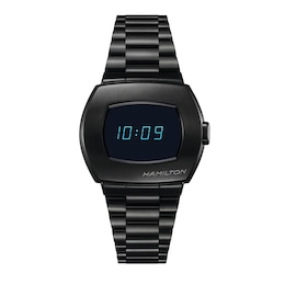 Hamilton American Classic Men's Black Tone Stainless Steel Bracelet